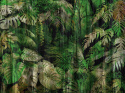 Jungle wall wallpaper from Wallcraft Art. 805 32 2301 green