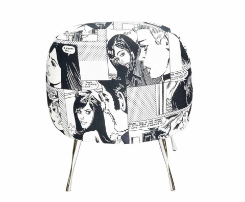 Comics upholstered armchair