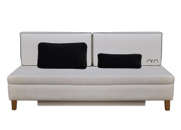Sofa tapicerowana Mr. m kremowa z funkcją spania