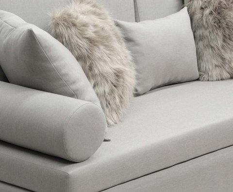 SCANDI Polstersofa mit Schlaffunktion creme