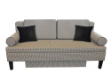 Versal houndstooth upholstered sofa