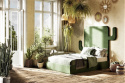 cactus upholstered bed
