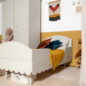 Babushka cot 70 x 140 cm with sofa/couch option white