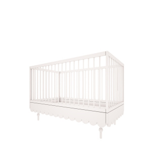 BABUSHKA cot 70 x 140 cm with sofa/sofa option white