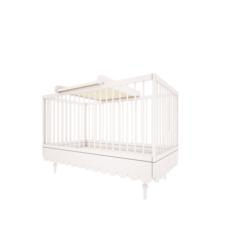 BABUSHKA cot 70 x 140 cm with sofa/sofa option white