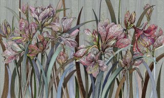 Amaryllis wall wallpaper