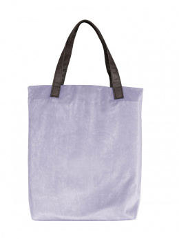Mr.m velvet lavender/natural leather ears bag