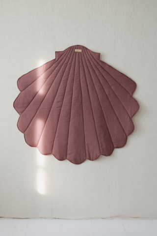 Linen mat shell "Marsala"