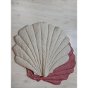 Linen mat shell "Marsala"
