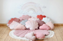 Velvet shell mat "Delicate pink"