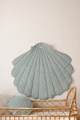 Velvet shell mat "Powder mint"