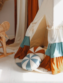 Teepee tent with frills "Circus"
