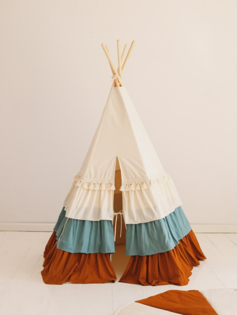 Teepee set with mat "Circus"