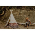 Teepee tent with frills "Powder frills"
