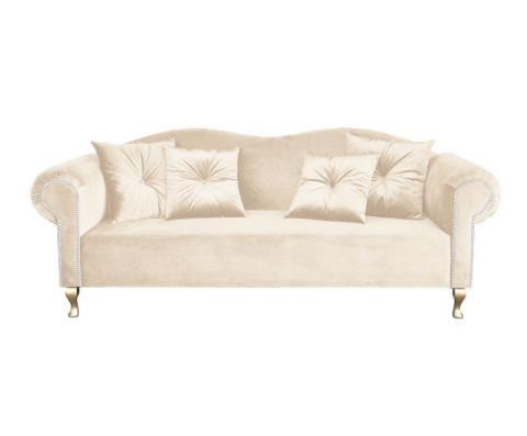 GONDOLA upholstered sofa with armrests