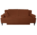 Versal brown upholstered sofa