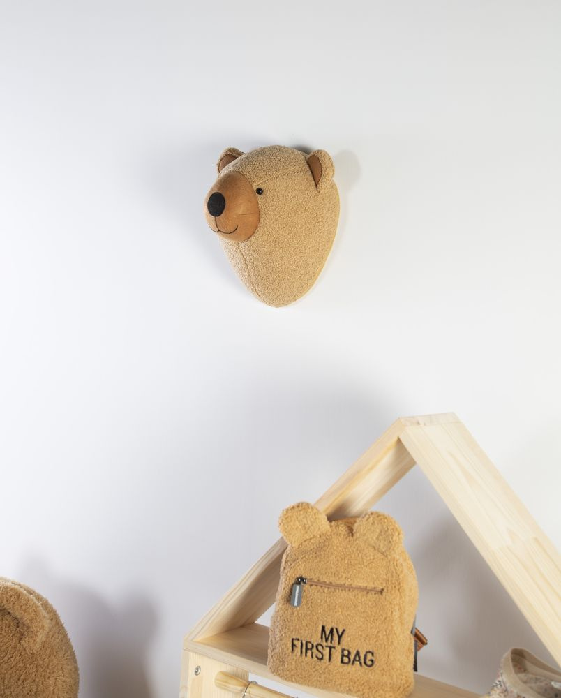 Childhome Felt bear head on the wall