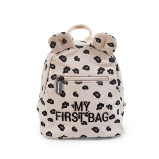 Childhome Kinder Rucksack Meine erste Tasche Leopard