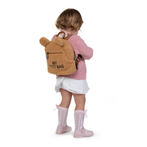 Childhome Kinder Rucksack Meine erste Tasche Teddybär