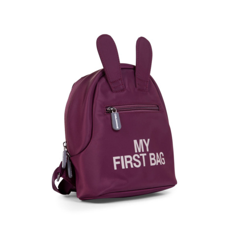 Childhome Kinderrucksack Meine erste Tasche Aubergine