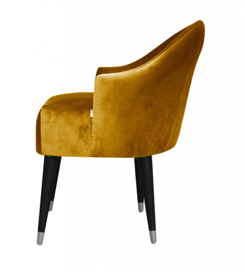 EMI VELVET upholstered armchair