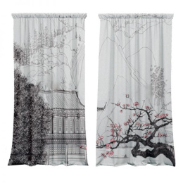 A set of curtains Japan View
