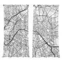 Komplet zasłon Maps (Paris)