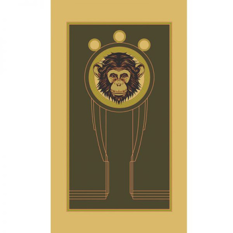 Monkey Buissnes curtain set