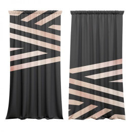 A set of curtains Strips