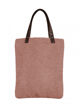 Bag Mr.m boucle pink / ears natural leather