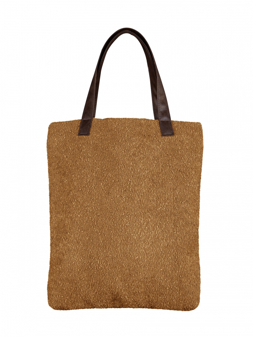 Bag Mr.m boucle caramel/ ears natural leather