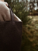 Bag Mr.m boucle brown / ears natural leather