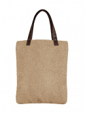 Bag Mr.m boucle beige/ ears natural leather