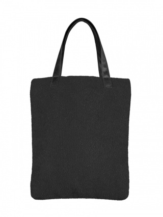 Tasche Mr.m Boucle schwarz/ Ohren Naturleder