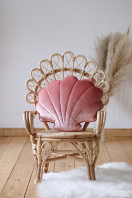 Aksamitna poduszka muszla "Marsala perła"