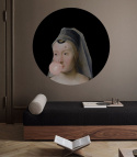 Wall decoration - mural DOTS Lady Veil