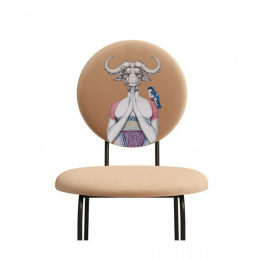 Upholstered chair CURIOS 5 "Bull Woman"