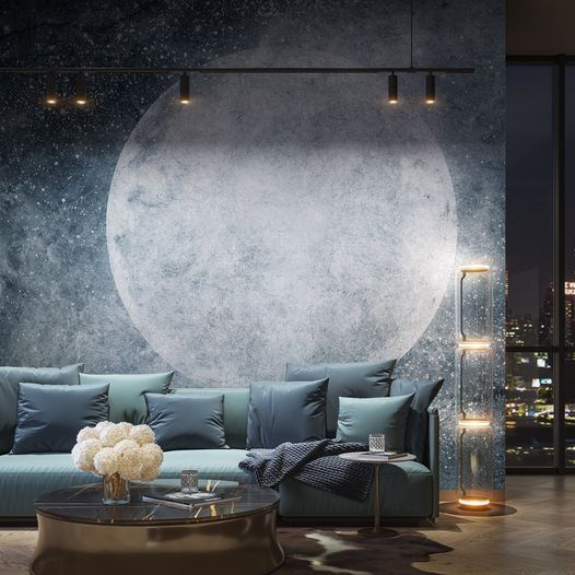 Moon Wall Wallpaper