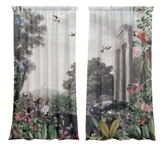 A set of Antic Garden curtains