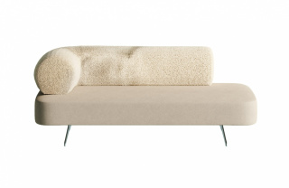 CARMEL gepolsterte Chaiselongue - links