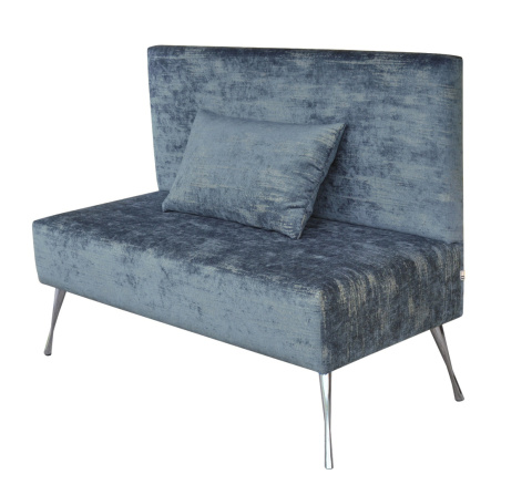 SYMPHONY Polsterbank mit Rückenlehne – Polstersofa marineblau