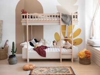 BASIC double bunk bed cashmere