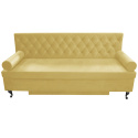 BAROQUE gold upholstered sofa