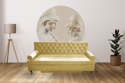 BAROCK Goldpolstersofa