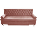 BAROQUE pink upholstered sofa