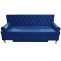BAROQUE blue upholstered sofa