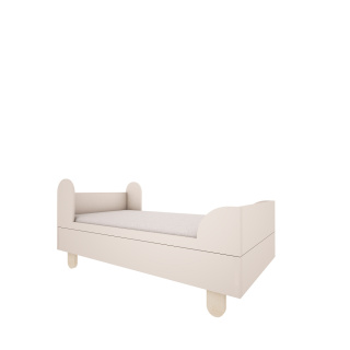 BASIC bed 80 x 160 cm cashmere