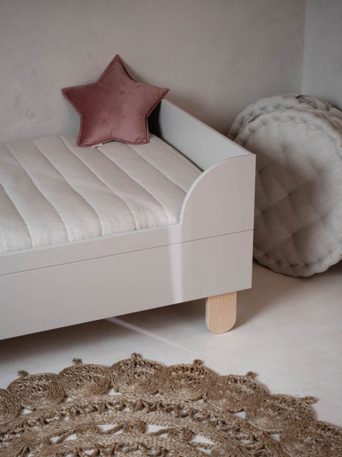 BASIC bed 80 x 160 cm cashmere