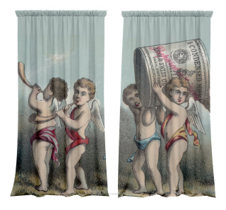 Angels curtain set