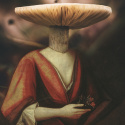 Komplet zasłon Magic Mushroom